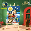 Christmas Stereoscopic Building Block Painting